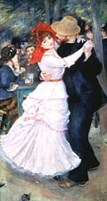 Dance at Bougival, by Pierre Renoir, 1883 